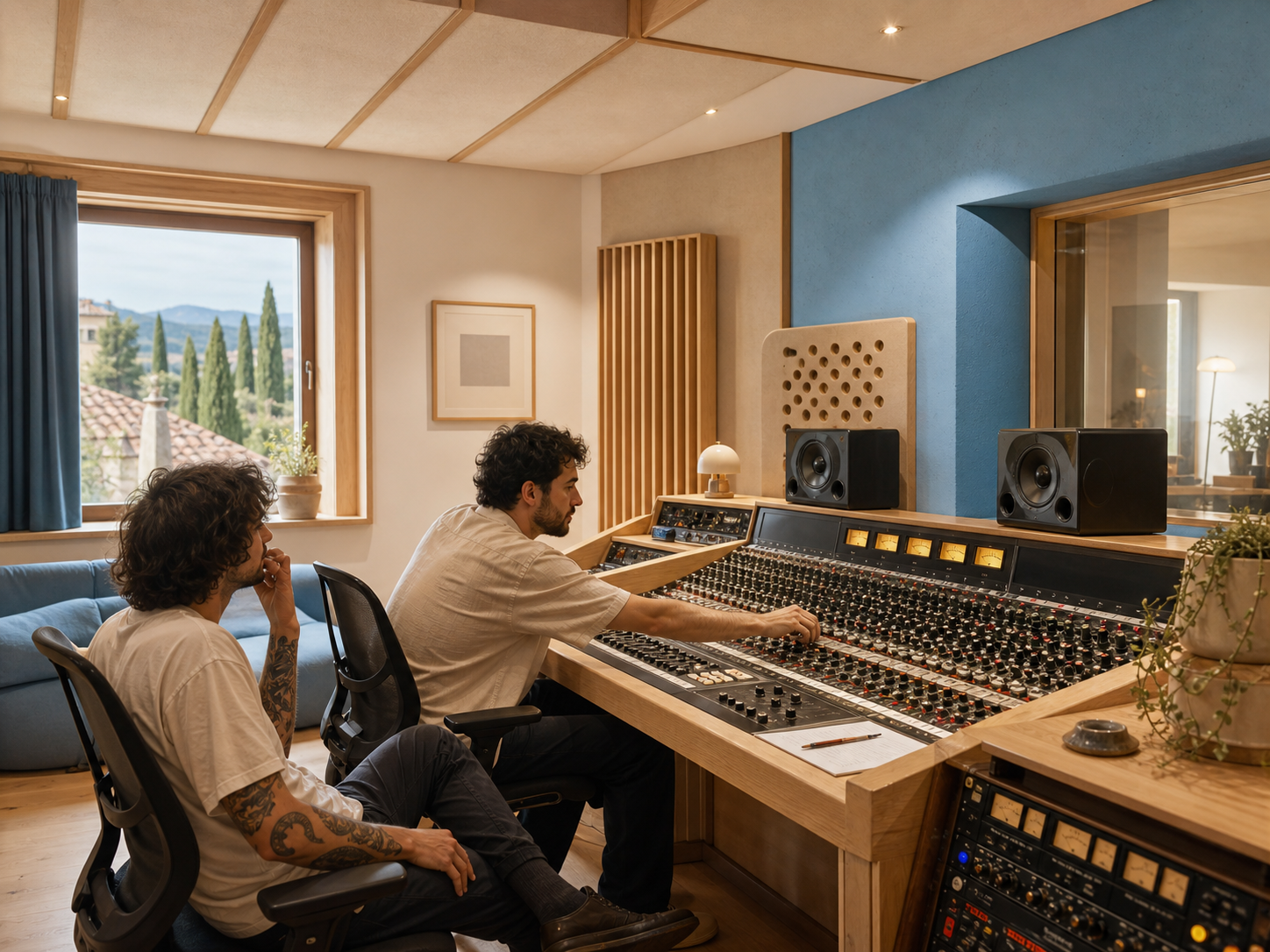 Ascolto di un mix in regia